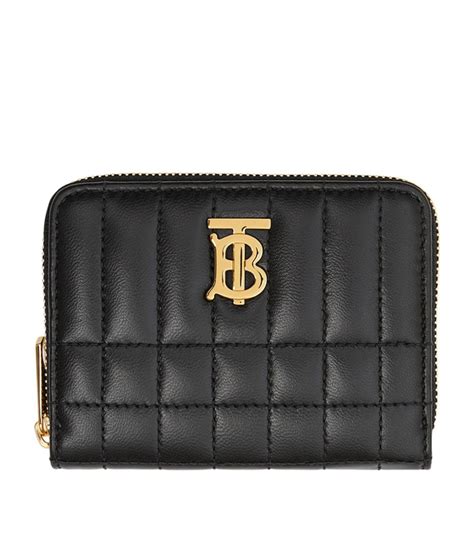 burberry london leather zip around wallet with metal clasp|Quilted Leather Lola Ziparound Wallet .